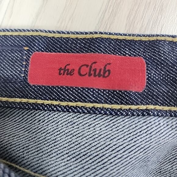 Adriano Goldschmied Jeans Womens 28 Blue Dark Wash Straight Flaired The Club USA - Picture 9 of 15